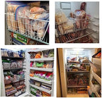 16inch Upright Freezer Organizer Baskets for 13-14,16-21 cu.ft Standup Freezer, Settle freezer chaos and reduce food waste effectively, Durable, Fully Use Space, Improve Air Circulate,Pack 6 - Image 5