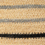 Maklaine Handwoven Natural Seagrass Jute Decorative Basket, 14 in Diameter, Sustainably Harvested, Unique Weaving Patterns, Indoor Use Only, Natural Finish, Artisan Craft for Home Décor Displays - Image 4