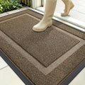 OLANLY Front Door Mat Outside 35x30, All-Season Heavy-Duty Rubber Doormat by OLANLY