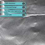 ForPro Embossed Foil Sheets, 500ct/6pk, 12"W x 10.75"L, 1200S - Image 5