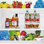 Sorbus Lazy Susan Organizer, Clear Turntable Organizer (Tall + 2 Tiered) - Image 2