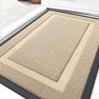 OLANLY Front Door Mat Outside 33x21, All-Season Heavy-Duty Rubber Doormat by OLANLY