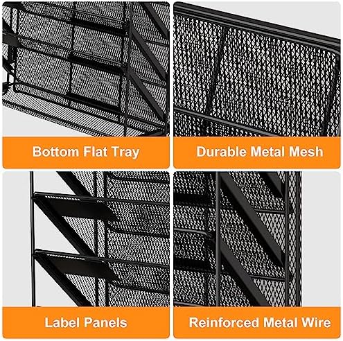 Kuntine.B Wall File Organizer Office Hanging Magazine Holder Wall File Organizer for Office Home - Image 5