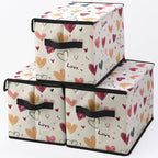 Stackable Clothes Storage Bins with Lids 3 Pack by BestSellers