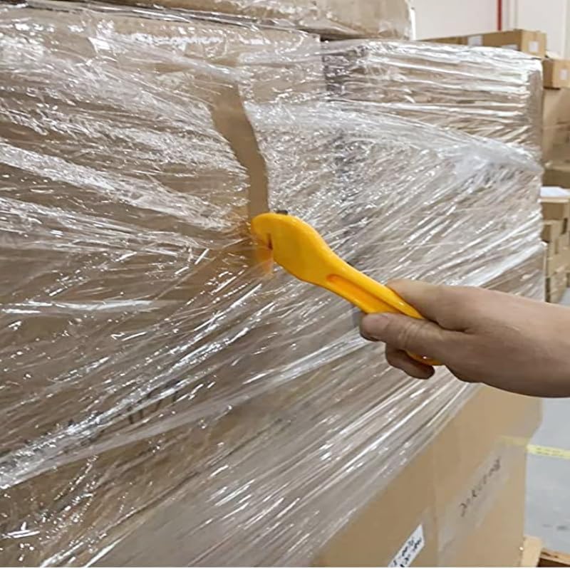 Stretch Film Dispensers Pallet Stretch Film Packing Machine with Film Cutter Shrink Wrap Dispenser Holder, Suit for 12" - 20" Stretch Film - Image 7
