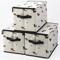 Stackable Clothes Storage Bins with Lids 3 Pack by BestSellers
