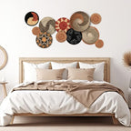 Tatuo 11 Pcs Boho Wall Basket Decor Woven Wall Hanging Art, Classic - Image 6