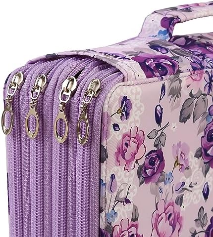 300 Slots Colored Pencil Case Organizer, 4 Layer Bag - Image 5