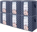 Storage Bags 6 Pack 100L Clothes Organization and Storage Containers by WiseLife
