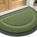 OLANLY Half Circle Front Door Mat Outside 71x23 All-Season Rubber Doormat by OLANLY