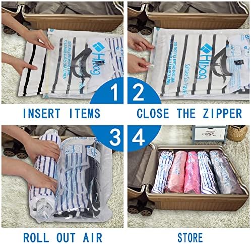 Vacuum Storage Bags, Space Saver Vacuum Seal Storage Bags 20-Pack Sealer Bags for Clothes, Clothing, Bedding, Comforter, Blanket (20C) - Image 6