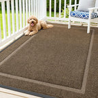 OLANLY Front Door Mat Outside 71x47, All-Season Heavy-Duty Rubber Doormat by OLANLY