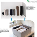 6 Pcs PLIIO Foldable Drawer Organizer, Closet Dresser Drawer Divider, Clothes Storage Box, Storage Bins, Wrinkle-Free Storage Solution for Home and Travel, Wardrobe Organizer and Clothes Folder - Image 3