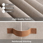 StorageWorks Fabric Storage Bins with Lids, Decorative Storage Bins - Image 3