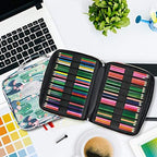 YOUSHARES Colored Pencil Case Holder - Pen Case Organizer with Multilayer Holder for Prismacolor Colored Pencils & Gel Pen of Adult & Artist (cacti) - Image 5