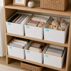 6 Pcs PLIIO Foldable Drawer Organizer, Closet Dresser Drawer Divider, Clothes Storage Box, Storage Bins, Wrinkle-Free Storage Solution for Home and Travel, Wardrobe Organizer and Clothes Folder - Image 2