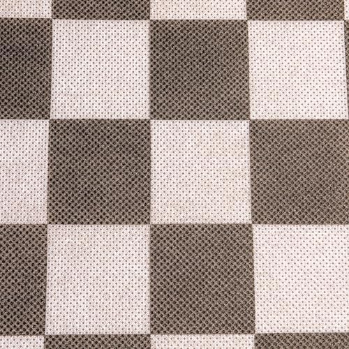 Household Essentials Fabric Storage Bins 6 Piece Set, Checkerboard White and Black - Image 5