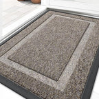 OLANLY Front Door Mat Outside 59x34, All-Season Heavy-Duty Rubber Doormat by OLANLY