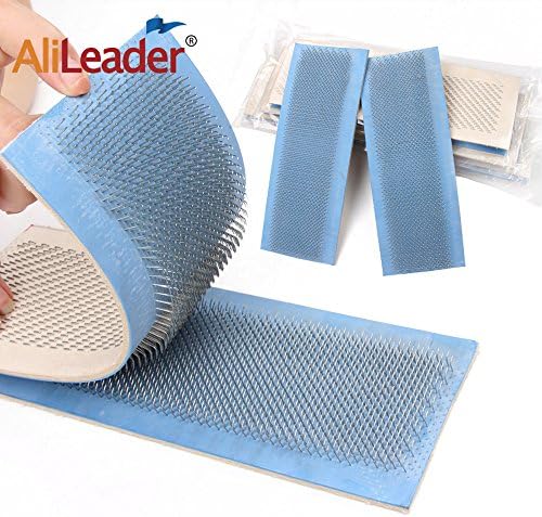 Alileader Hair Holder Drawing Mat For Bulk Hair Extension Professional Hackle Styling Tools Making Lace Wig Tools Drawing Card With Needles 24cm x 9cm - Image 7