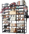 Mavivegue 10 Tiers Shoe Rack Tall Shoe Organizer Shoe Storage 55-65 Pairs Vertical Shoe Shelf Large Shoe Rack Organizer Stackable Shoe Racks for Entryway, Closet, Garage, Bedroom,Cloakroom -Black by Mavivegue