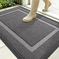 OLANLY Front Door Mat Outside 35x23, All-Season Heavy-Duty Rubber Doormat by OLANLY