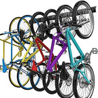 TORACK Bike Storage Rack, 6 Bike Rack Wall Mount Home and Garage Organizer - Image 2