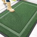 OLANLY Front Door Mat Outside 47x34, All-Season Heavy-Duty Rubber Doormat by OLANLY