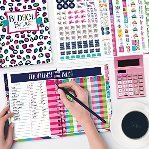 Budget Binder with 1,126 Stickers – Undated Monthly Budget Planner & Financial Workbook – Bill Organizer, Debt & Savings Tracker, Expense Log Book for Women, Household & Small Business - Image 3