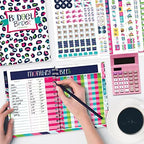 Budget Binder with 1,126 Stickers – Undated Monthly Budget Planner & Financial Workbook – Bill Organizer, Debt & Savings Tracker, Expense Log Book for Women, Household & Small Business - Image 3