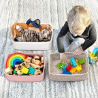 Goodpick 3-Pack Woven Storage Baskets for Gifts, 11 x 7 x 4.5 in - Image 4