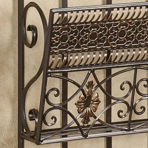 Touch of Class Charleston Metal Wall Organizer Bronze Double 13" Wx5 Dx32 H - Image 5