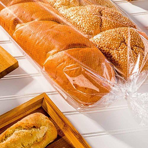Restaurantware Clear Plastic Bread Bag, 24 x 13 In, 250 Pack - Image 3