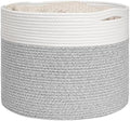 Goodpick Woven Blanket Basket Living Room, Toy Bin for Playroom, 45L by Goodpick
