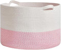 R RUNKA Extra Large Cotton Rope Basket 22" x 14"| Toy Basket by RRUNKA