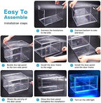 Oltraman LED Smart Shoe Boxes Display Case, Stackable Storage Organizers - Image 6
