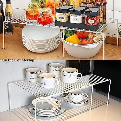 Freezer Shelf Expandable Kitchen Cabinet Organizer Shelf Riser - Image 3