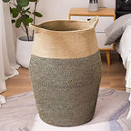 Extra Large Cotton Rope Laundry Hamper Basket, 105L Blanket Basket - Image 4