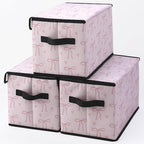 Stackable Clothes Storage Bins with Lids 3 Pack by BestSellers