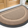 OLANLY Half Circle Front Door Mat Outside 71x47 All-Season Rubber Doormat by OLANLY