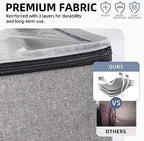 TAILI Under Bed Vacuum Storage Bags for Comforters and Blankets, Save 80% Space, Large Capacity Foldable Under Bed Storage Box for Quilts Pillow Blankets Linen, 41" x 17.7" x 6", Jumbo Vacuum Seal - Image 3