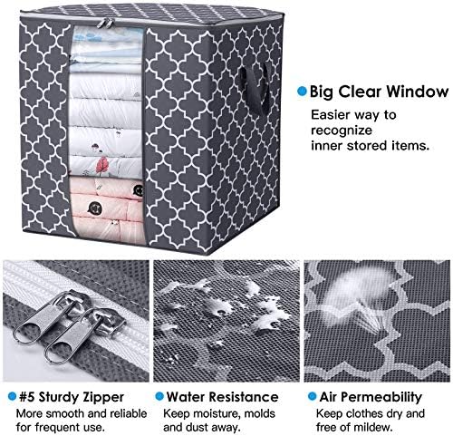 Storage Bags 8 Pack 100L Clothes Organization and Storage Containers - Image 5