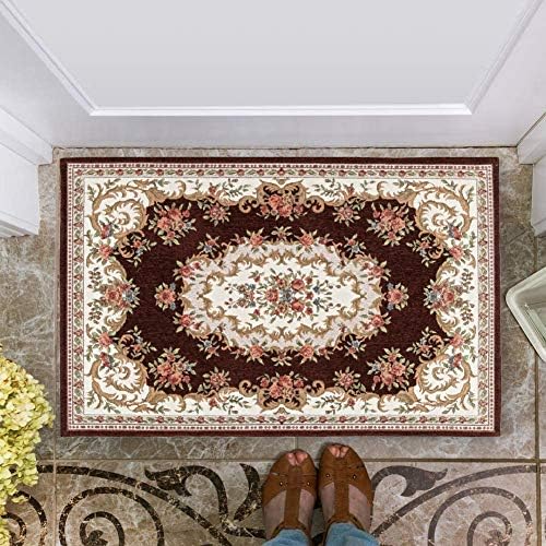 CHICHIC 36 x 24 Inch Coffee Indoor Door Mat for Home Entrance, Front Door Mat Inside Outdoor Outside Entryway Rugs Indoor Welcome Mat Anti-Slip Rubber Back Low Profile - Image 2