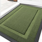 OLANLY Front Door Mat Outside 33x21, All-Season Heavy-Duty Rubber Doormat by OLANLY