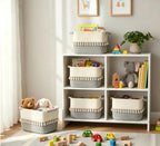 TeoKJ Storage Basket 3 Pack for Organizing, Cotton Rope Baskets for Toy, Clothes, Blankets, Decorative Basket for Living Room, Nursery, Bathroom, White & Gray - Image 2