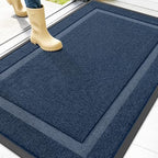 OLANLY Front Door Mat Outside 47x34, All-Season Heavy-Duty Rubber Doormat by OLANLY