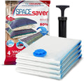 Spacesaver Vacuum Storage Bags with Hand Pump, Jumbo, 4 Pack by Spacesaver