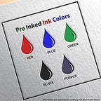 Custom Pre-Inked Crescent Prayers Return Address Stamp - Personalized Mail Stamper for Muslim Families, Custom Made Mail Stamper, Ideal for Eid & Ramadan Greetings, 1-5/8 Size, Easy to Use - Image 7