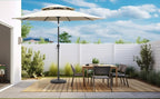C-Hopetree 40 lb Round Heavy Duty Round Base Stand for Outdoor Patio Market Table Umbrella, Black - Image 6