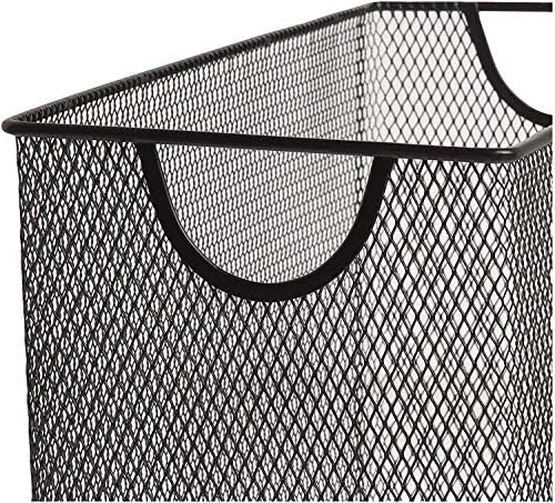 3 Pack Mesh Metal Storage Basket Organizer CD Storage Boxes - Image 3