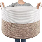 Goodpick Large Woven Basket for Blankets Fit Nursery & Living Room, 85L by Goodpick